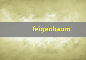 feigenbaum